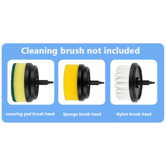 Electric Spin Cleaning Brush (3 Heads)
