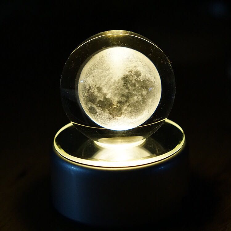 Rotating Crystal Ball Night Light