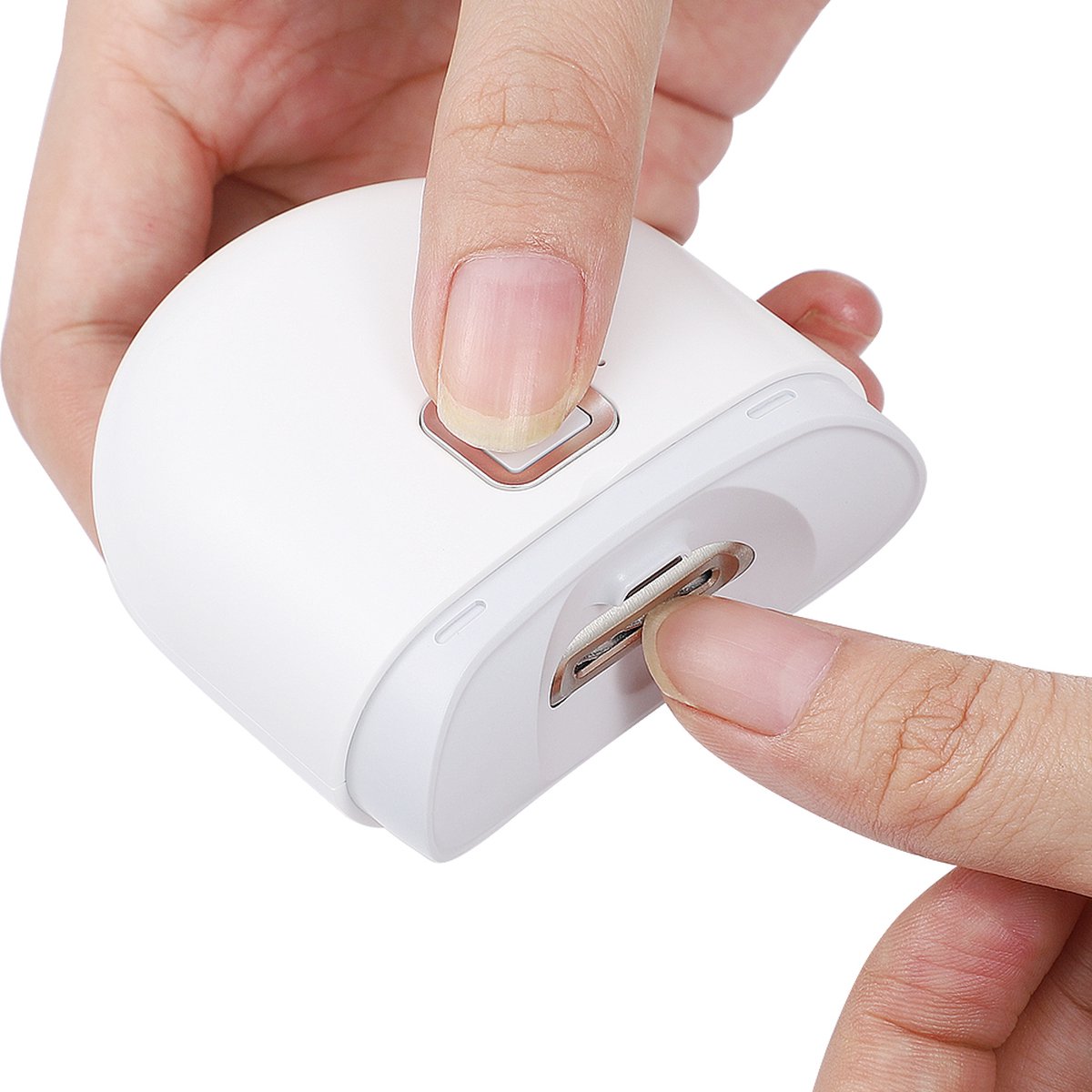 Electric Nail Clipper & File with LED Light