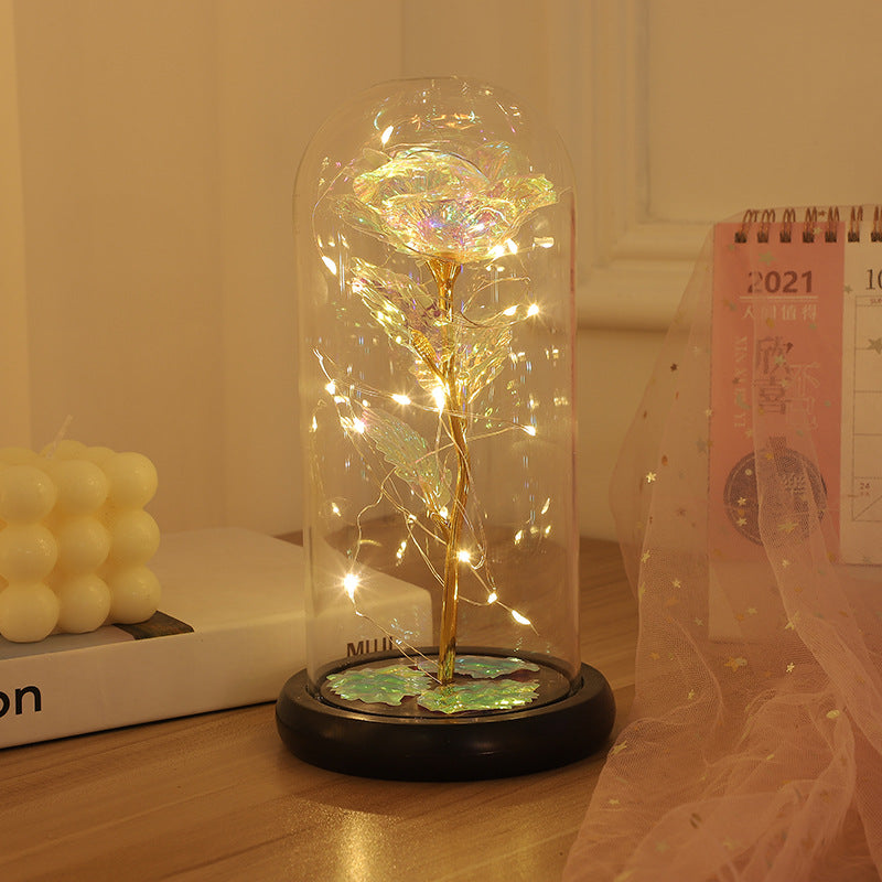 Enchanted Rose Dome Light