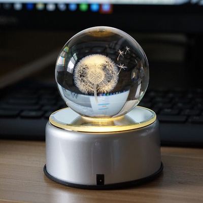 Rotating Crystal Ball Night Light