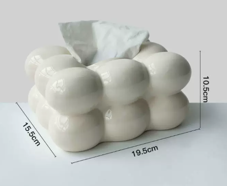 Ceramic Tissue Box Cover