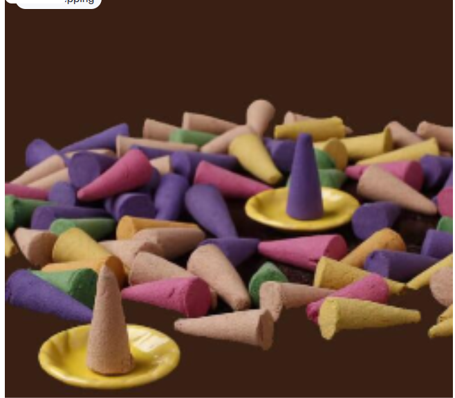 Scented Incense Cones Gift Box (78 Cones)