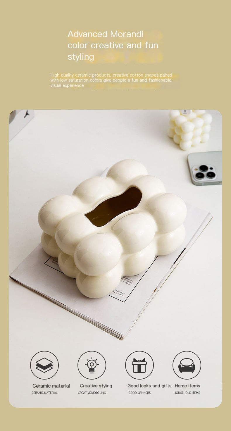 Ceramic Tissue Box Cover