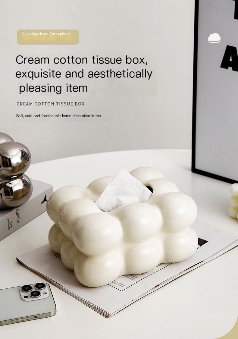 Ceramic Tissue Box Cover