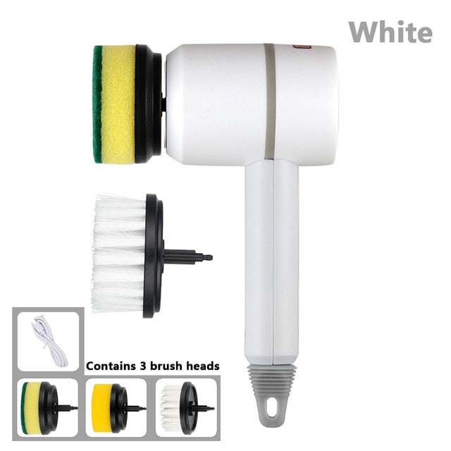Electric Spin Cleaning Brush (3 Heads)