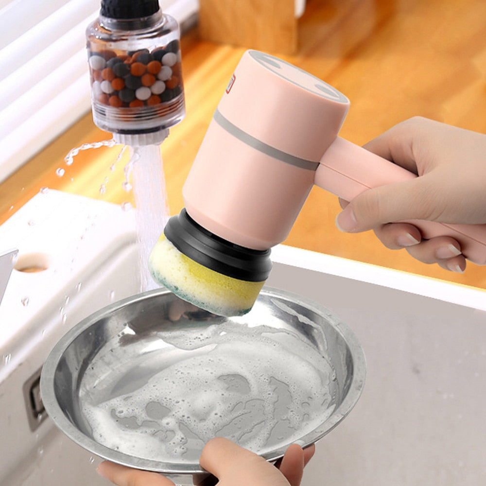 Electric Spin Cleaning Brush (3 Heads)