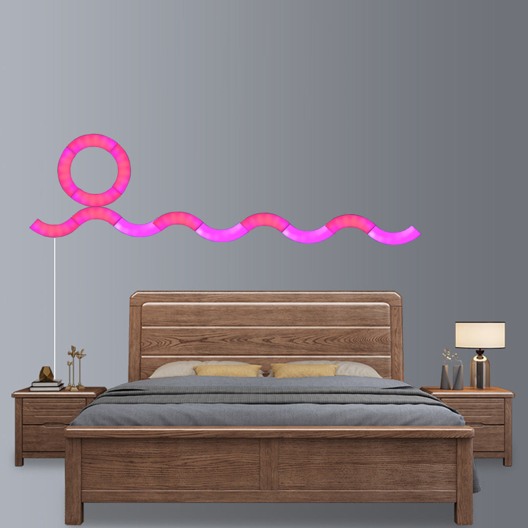 Smart App-Controlled Wall Light Panels